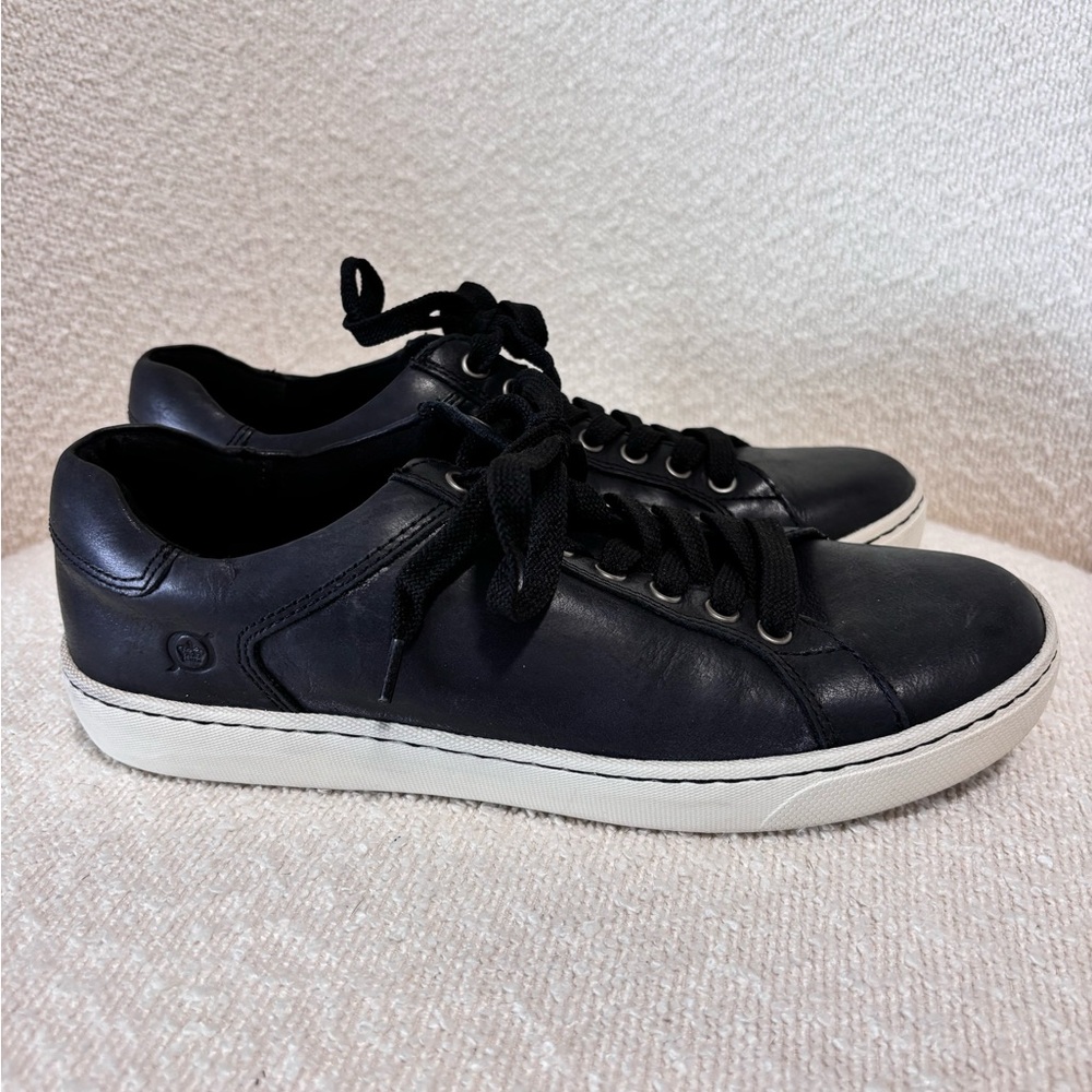 Born Women's Black Leather Sneakers